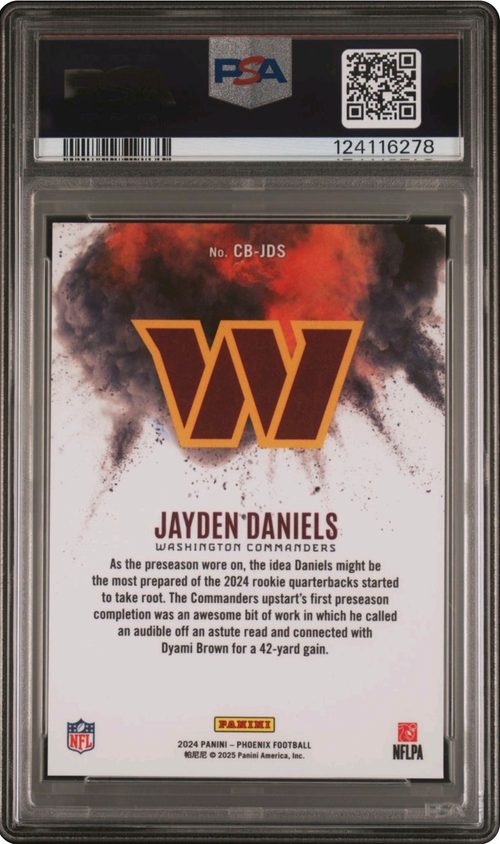 2024 Phoenix - Jayden Daniels Color Blast RC Rookie - PSA 10